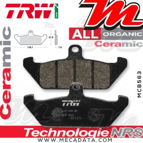 Plaquettes de frein Arrière ~ TRW Lucas MCB 563 