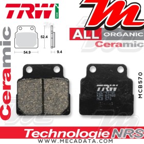 Plaquettes de frein Arrière ~ TRW Lucas MCB 570 