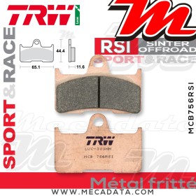 Plaquettes de frein Arrière ~ TRW Lucas MCB 756 RSI 