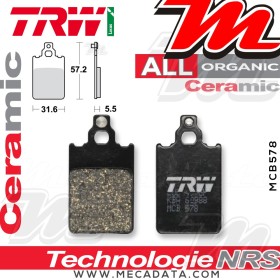 Plaquettes de frein Avant ~ TRW Lucas MCB 578 