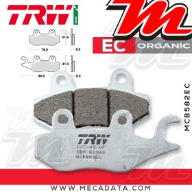 Plaquettes de frein Avant ~ TRW Lucas MCB 582 EC 