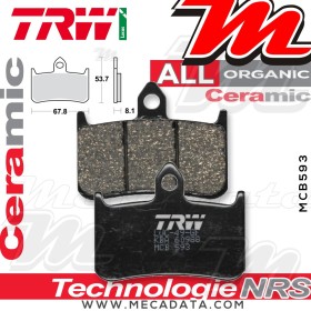 Plaquettes de frein Avant ~ TRW Lucas MCB 593 