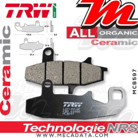 Plaquettes de frein Avant ~ TRW Lucas MCB 597 