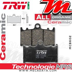 Plaquettes de frein Avant ~ TRW Lucas MCB 602 