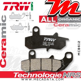 Plaquettes de frein Arrière ~ TRW Lucas MCB 612 
