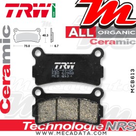 Plaquettes de frein Arrière ~ TRW Lucas MCB 613 
