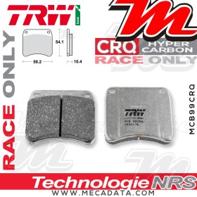 Plaquettes de frein Arrière ~ TRW Lucas MCB 99 CRQ 