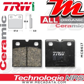 Plaquettes de frein Avant ~ TRW Lucas MCB 617 