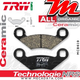 Plaquettes de frein Avant ~ TRW Lucas MCB 619 