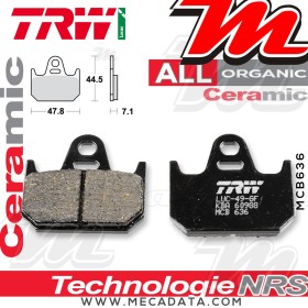 Plaquettes de frein Arrière ~ TRW Lucas MCB 636 