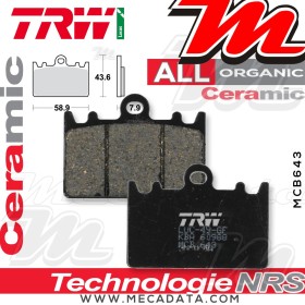 Plaquettes de frein Avant ~ TRW Lucas MCB 643 