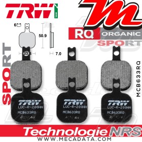 Plaquettes de frein Arrière ~ TRW Lucas MCB 633 RQ 