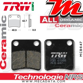 Plaquettes de frein Avant ~ TRW Lucas MCB 647 