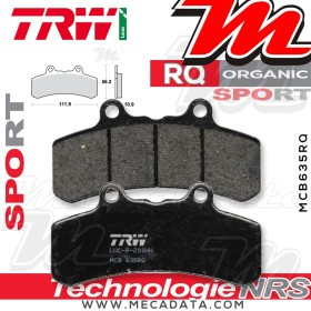 Plaquettes de frein Avant ~ TRW Lucas MCB 635 RQ 