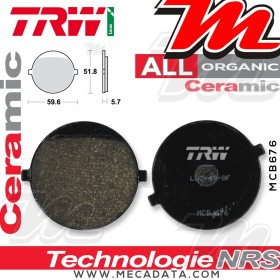 Plaquettes de frein Arrière ~ TRW Lucas MCB 676 