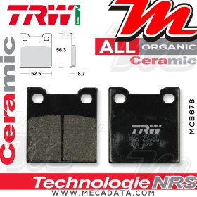 Plaquettes de frein Arrière ~ TRW Lucas MCB 678 