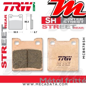 Plaquettes de frein Arrière ~ TRW Lucas MCB 678 SH 