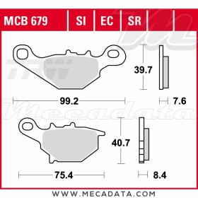 Plaquettes de frein Avant ~ TRW Lucas MCB 679 
