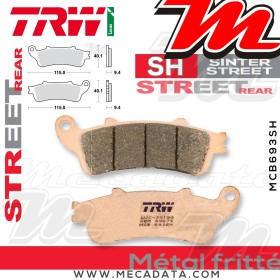 Plaquettes de frein Arrière ~ TRW Lucas MCB 693 SH 
