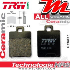 Plaquettes de frein Avant ~ TRW Lucas MCB 695 