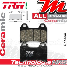 Plaquettes de frein Arrière ~ TRW Lucas MCB 698 