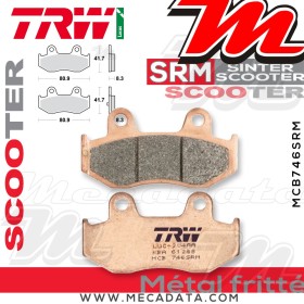Plaquettes de frein Arrière ~ TRW Lucas MCB 746 SRM 