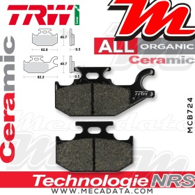 Plaquettes de frein Arrière ~ TRW Lucas MCB 724 