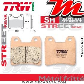 Plaquettes de frein Arrière ~ TRW Lucas MCB 725 SH 