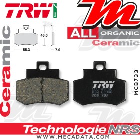 Plaquettes de frein Arrière ~ TRW Lucas MCB 733 