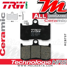 Plaquettes de frein Avant ~ TRW Lucas MCB 737 