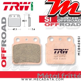 Plaquettes de frein Arrière ~ TRW Lucas MCB 626 SI 