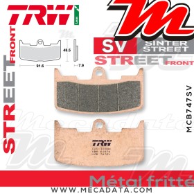 Plaquettes de frein Avant ~ TRW Lucas MCB 747 SV 