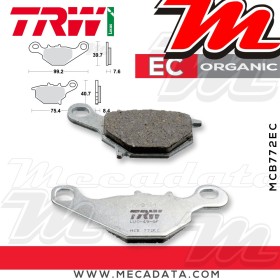 Plaquettes de frein Arrière ~ TRW Lucas MCB 772 EC 
