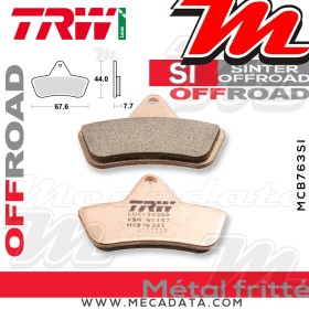 Plaquettes de frein Arrière ~ TRW Lucas MCB 763 SI 