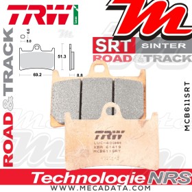 Plaquettes de frein Avant ~ TRW Lucas MCB 611 SRT 
