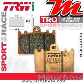 Plaquettes de frein Avant ~ TRW Lucas MCB 643 TRQ 