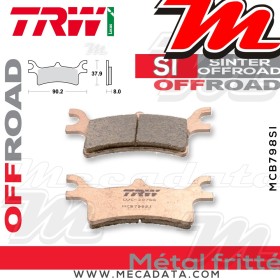 Plaquettes de frein Arrière ~ TRW Lucas MCB 798 SI 