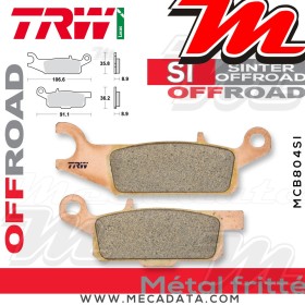 Plaquettes de frein Arrière ~ TRW Lucas MCB 804 SI 