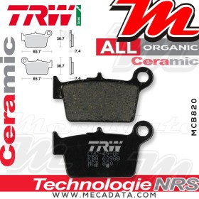 Plaquettes de frein Arrière ~ TRW Lucas MCB 820 