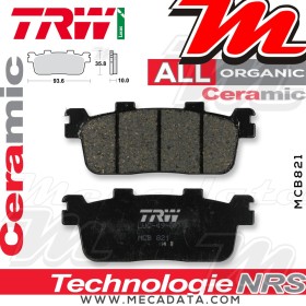 Plaquettes de frein Arrière ~ TRW Lucas MCB 821 
