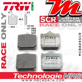 Plaquettes de frein Avant ~ TRW Lucas MCB 829 SCR 