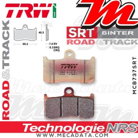 Plaquettes de frein Avant ~ TRW Lucas MCB 737 SRT 