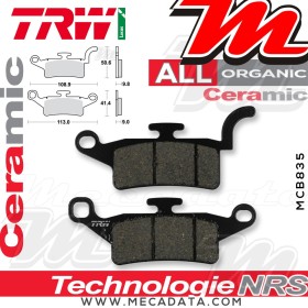 Plaquettes de frein Avant ~ TRW Lucas MCB 835 