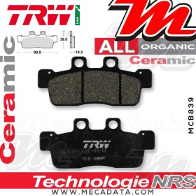 Plaquettes de frein Arrière ~ TRW Lucas MCB 839 