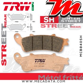 Plaquettes de frein Arrière ~ TRW Lucas MCB 840 SH 