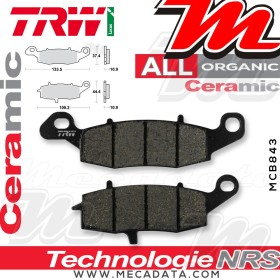 Plaquettes de frein Arrière ~ TRW Lucas MCB 843 