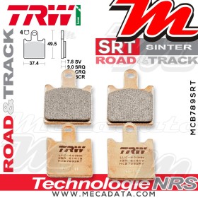 Plaquettes de frein Avant ~ TRW Lucas MCB 789 SRT 