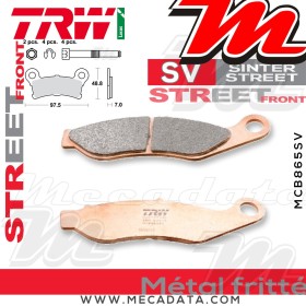 Plaquettes de frein Arrière ~ TRW Lucas MCB 865 SV 