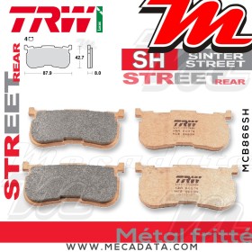 Plaquettes de frein Arrière ~ TRW Lucas MCB 866 SH 