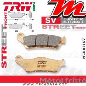 Plaquettes de frein Arrière ~ TRW Lucas MCB 871 SV 